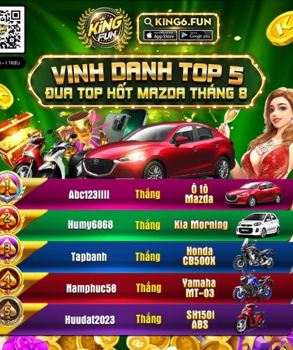 VINH DANH TOP TRI ÂN KINGFUN THÁNG 8 - RƯỚC XE SANG, SĂN TIỀN VÀNG